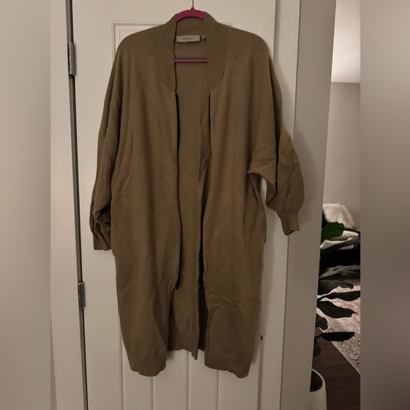 Essentials Fear of God Long Zip Sweater - Picture 1 of 5